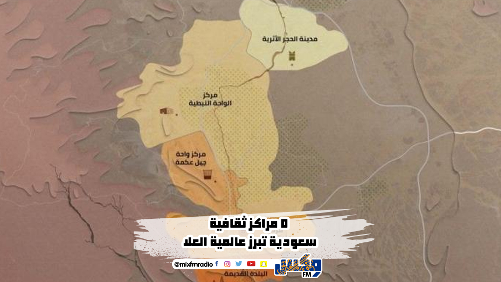 5 مراكز ثقافية سعودية تبرز عالمية العلا